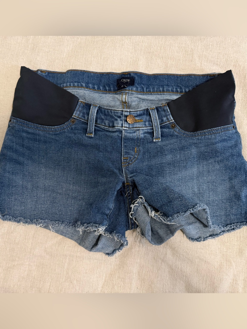 J Crew Maternity Cut Offs